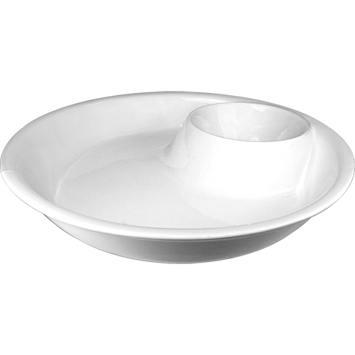 Serving Plate with Side Well