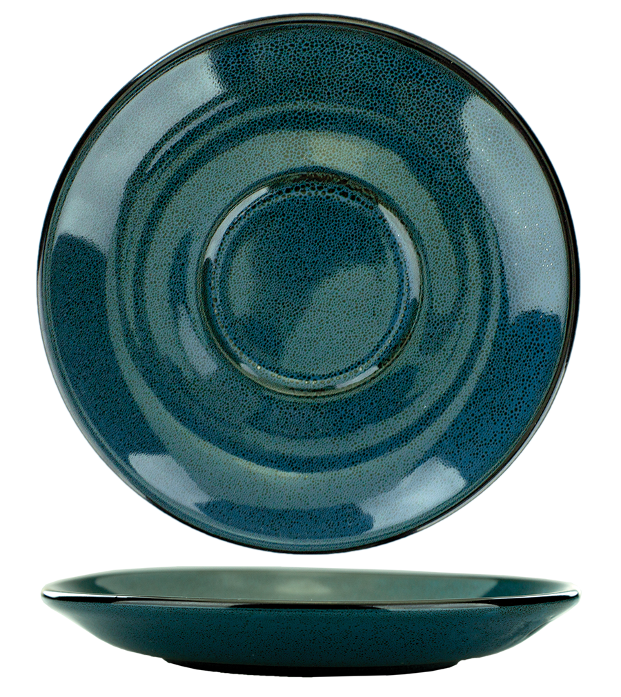 Luna™ Special Order Tea Cup Saucer (Midnight Blue)