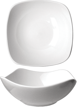Quad™ Square Bowl (European White)