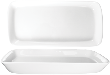 Quad™ Rectangular Serving Platter (European White)