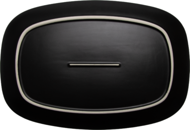 Quad™ Rectangular Platter (Matte Black)
