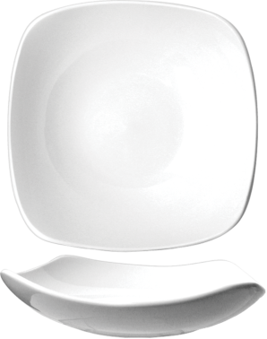 Quad™ Square Soup Plate (European White)